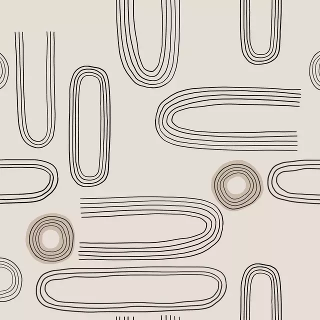 Servietten Lines and Circles