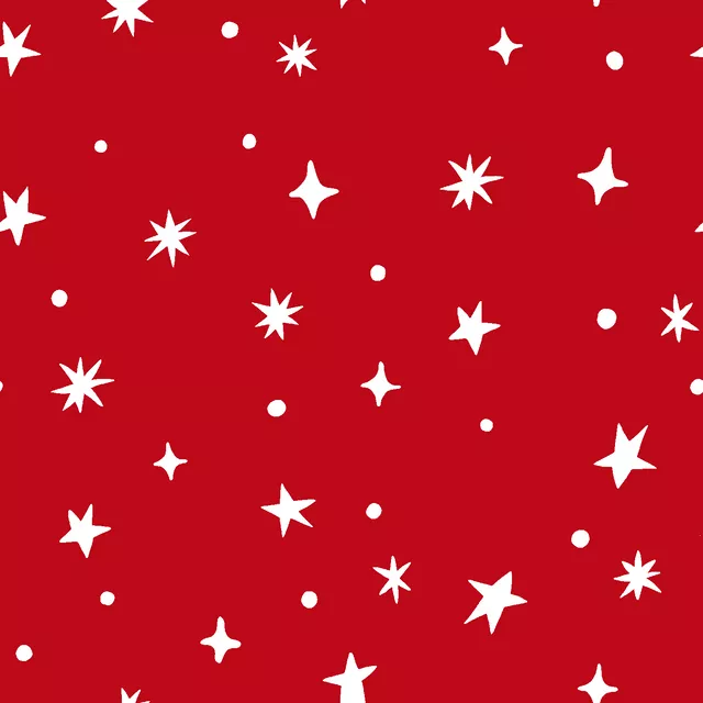 Servietten Kleine Sterne rot