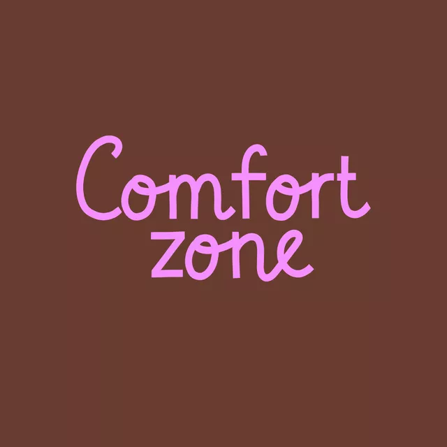 Kissen Comfort Zone braun pink