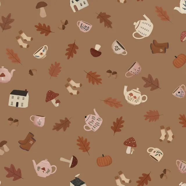 Kissen Herbst Muster