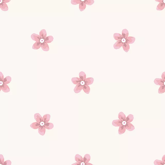 Kissen Blümchen rosa