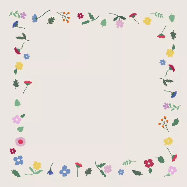 Tischdecke Frohe Ostern Blumen