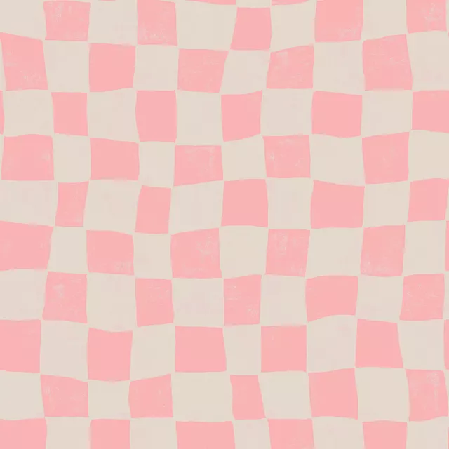 Bankauflage Karos rosa