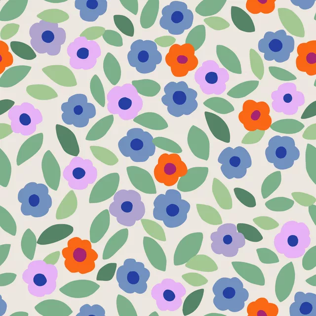 Kissen Blüten Blumen bunt