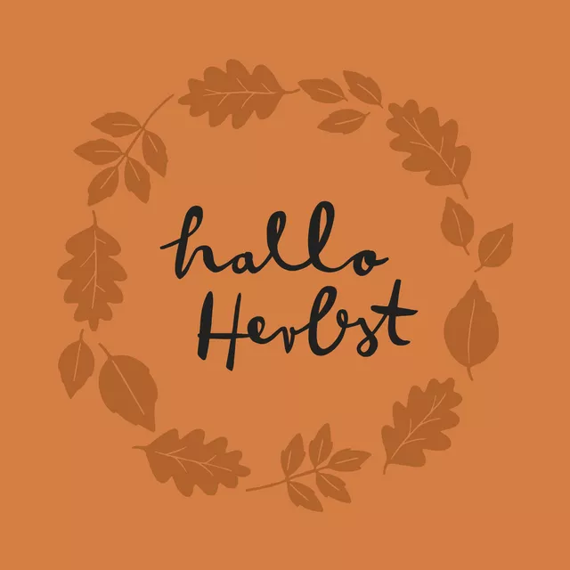 Hallo Herbst Kranz