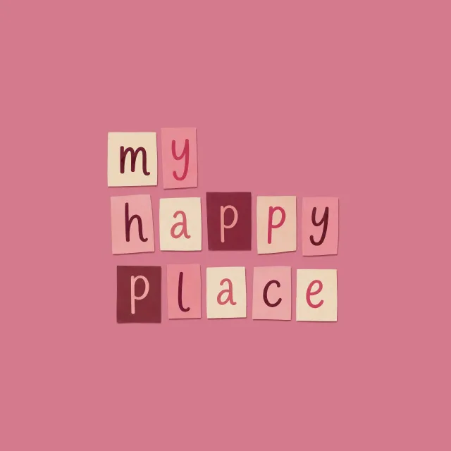 My Happy Place Pink