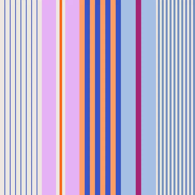 Tischset Streifen Multicolor