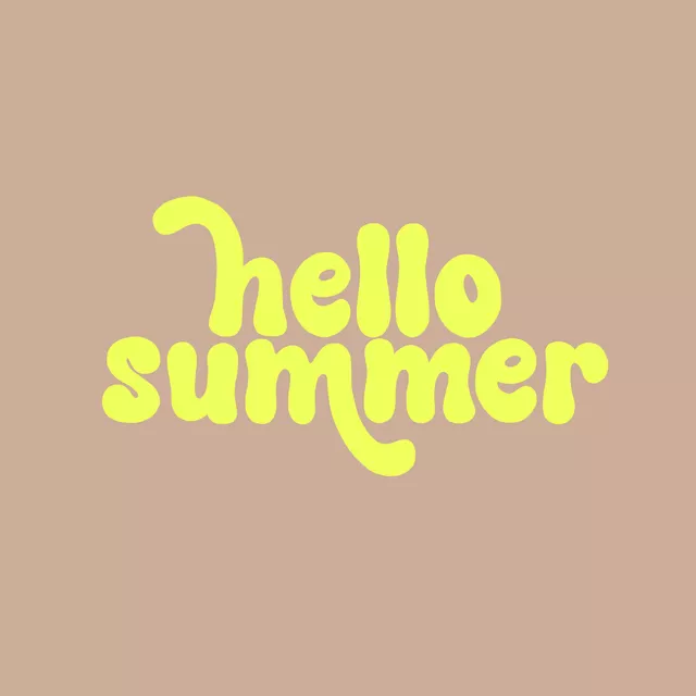 Kissen hello summer