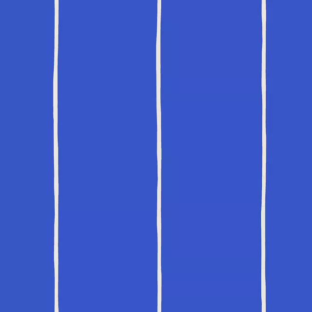 Kissen Streifen blau