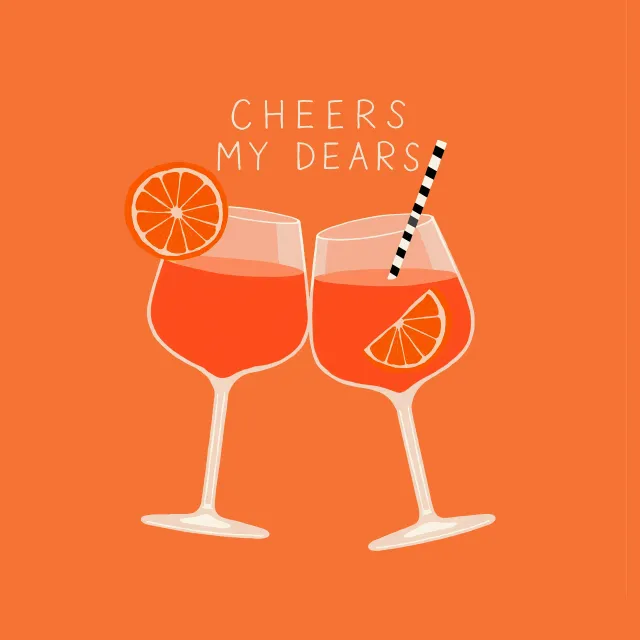 Kissen Cheers my dears