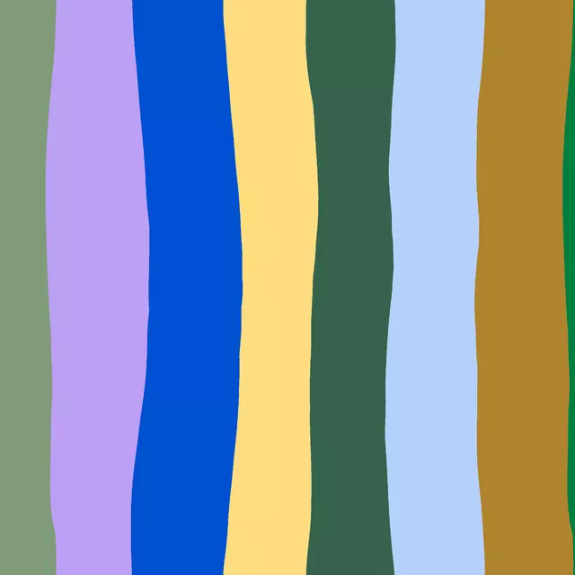 Servietten Multicolor Streifen