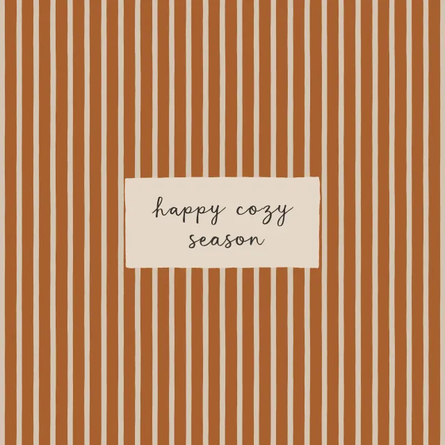 Kissen Happy Cozy Season rost