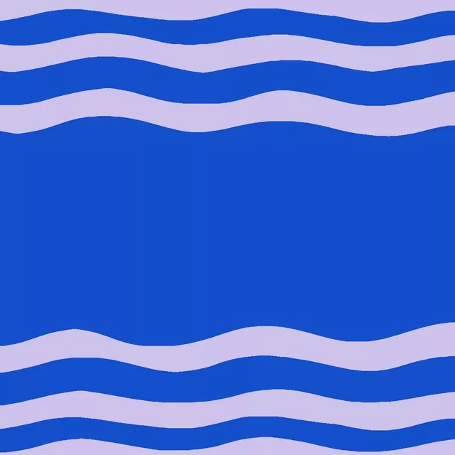 Wellen Streifen Blau Lila