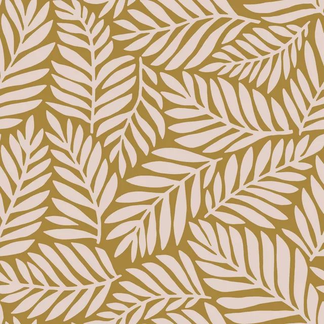 Palmenblätter Braun Beige