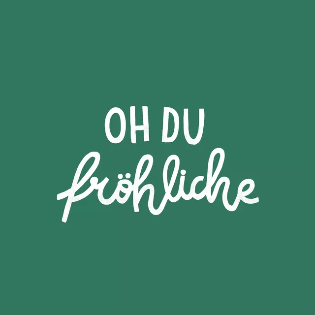 Kissen Oh du Fröhliche Grün