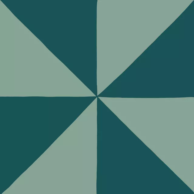 Kissen Grafisch Grün