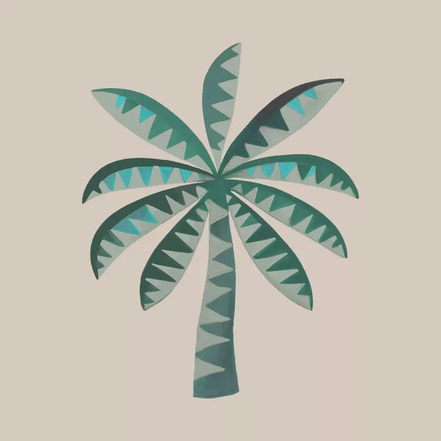 Kissen große Palme
