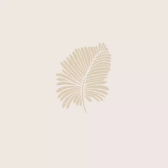 Geschirrtücher Palm Leaf beige