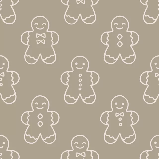Kissen Lebkuchen Gingerbread beige
