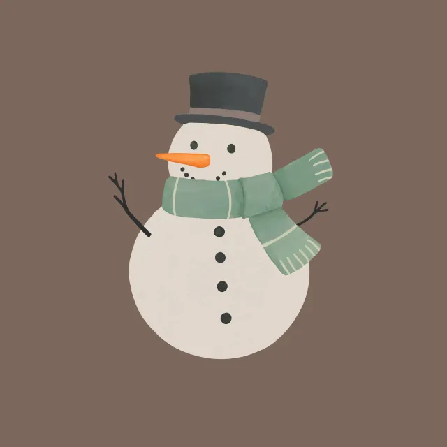 Kissen Schneeman