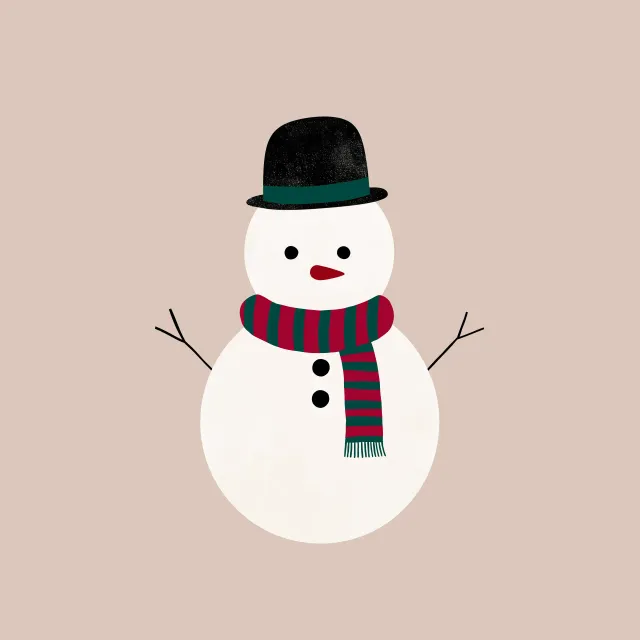 Kissen Schneemann
