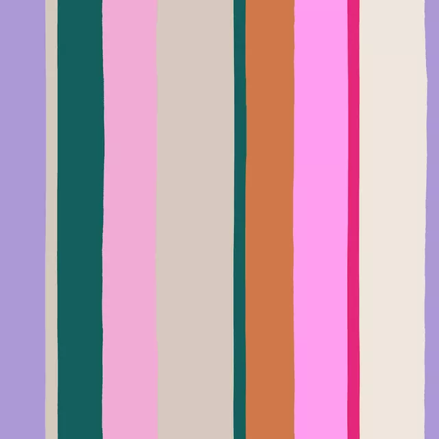 Kissen Multicolor Streifen