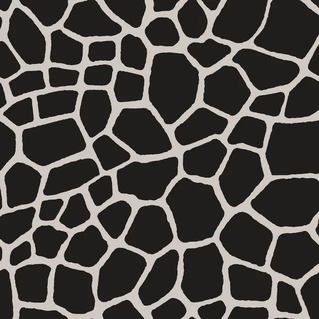 Tischläufer Giraffe schwarz