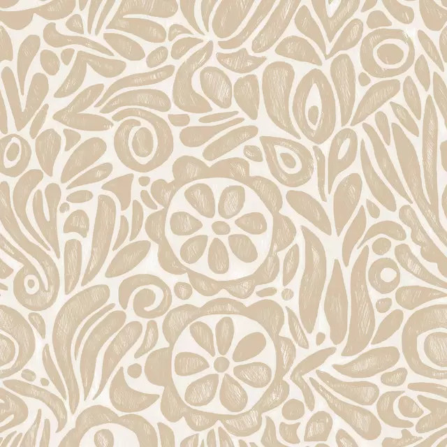 Kissen Paisley light sand