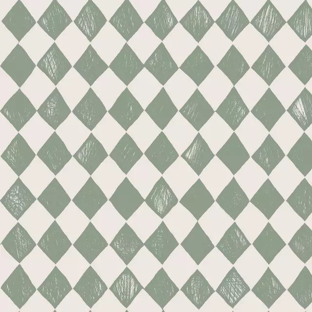 Servietten Small Diamonds green