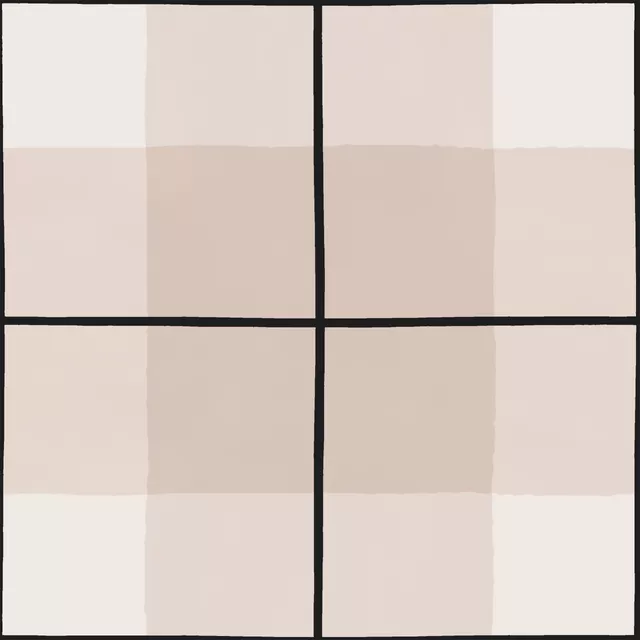 Tischläufer Check Karo Beige Schwarz