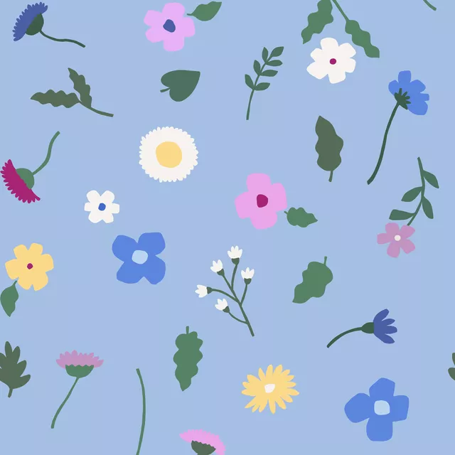 Wildblumen blau