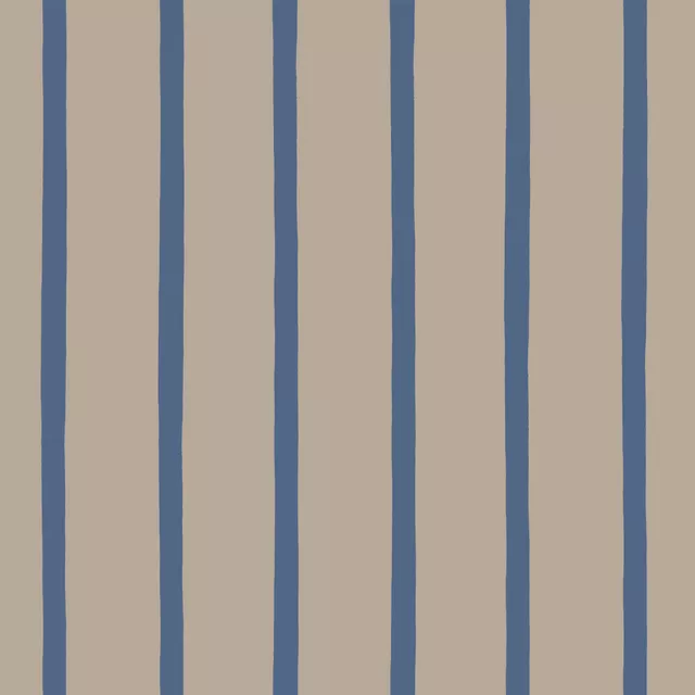 Schmale Streifen Blau Beige