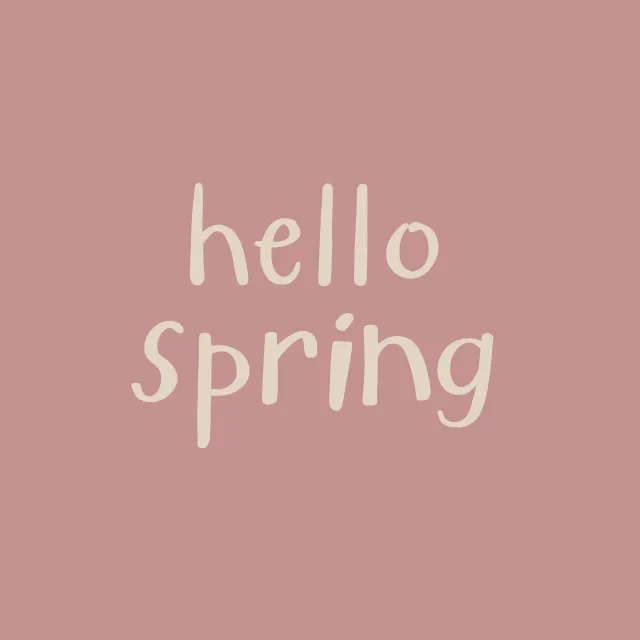 Kissen Hello Spring rosa