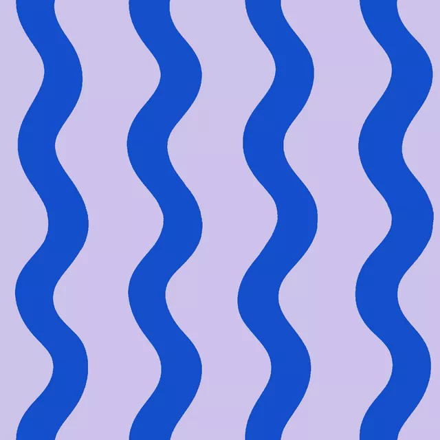 Tischset Wellen Blau Lila