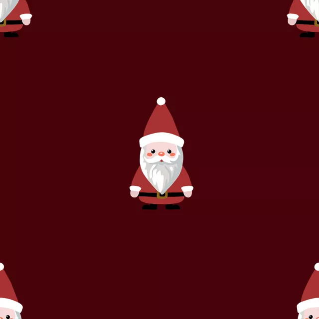 Weihnachtsmänner rot