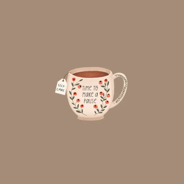 Tischset Eine Tasse Tee