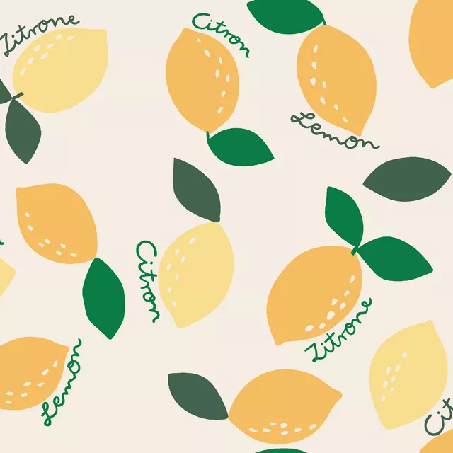 Tischläufer Lemon Zitronen Citron