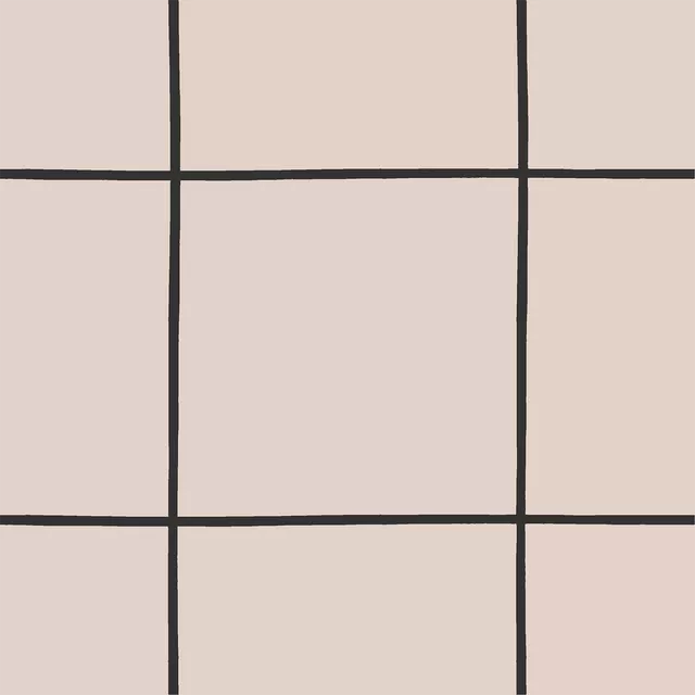 Bettwäsche Minimal Karo Schwarz Beige