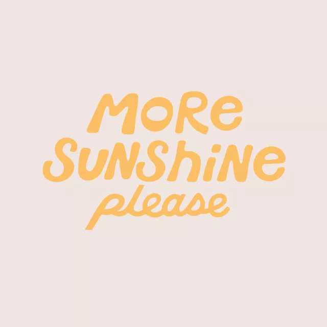 Kissen more sunshine please