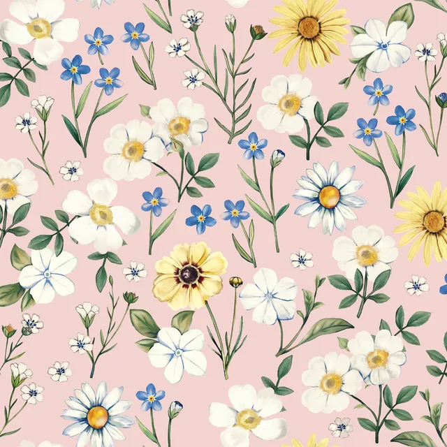 Wild Flowers Blossoms Rosé