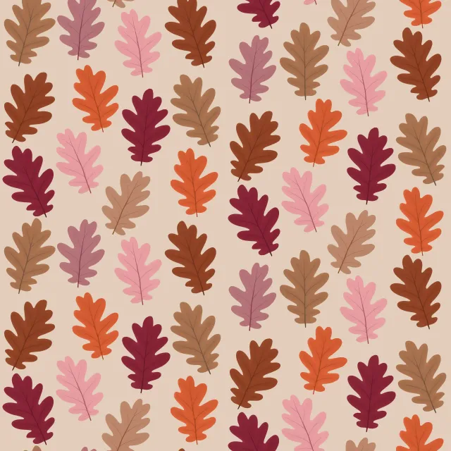 Kissen Herbstblätter bunt