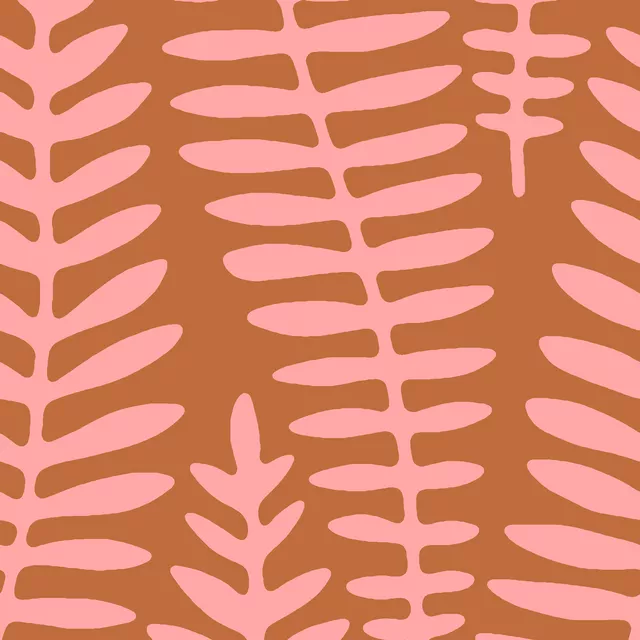 Palmenblatt Braun Peach