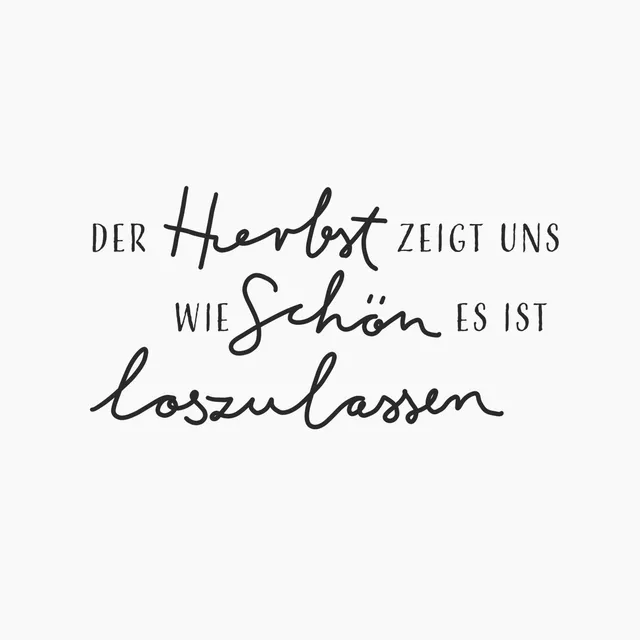 Kissen Herbst Loslassen