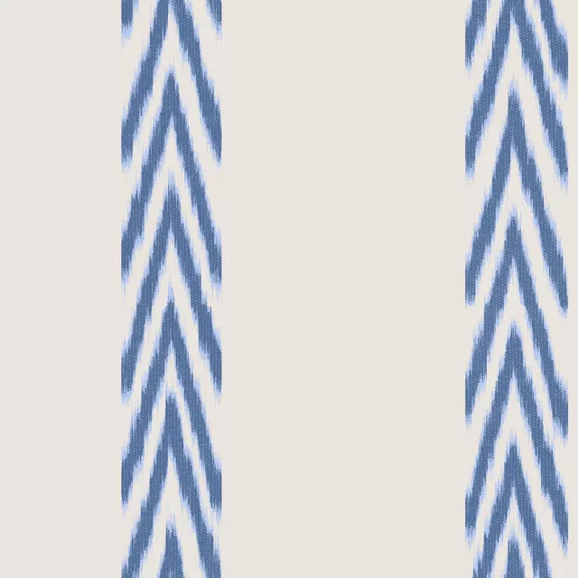 Servietten Stripes Ikat Blue
