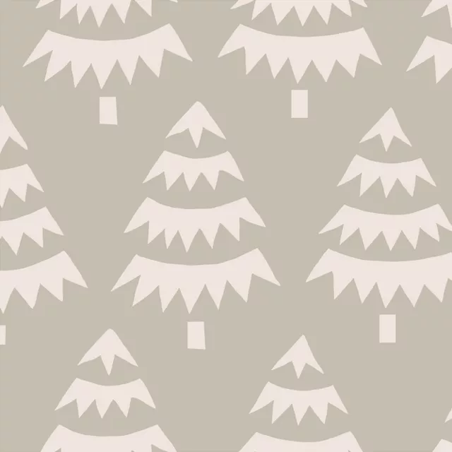 Weihnachtsbäume beige