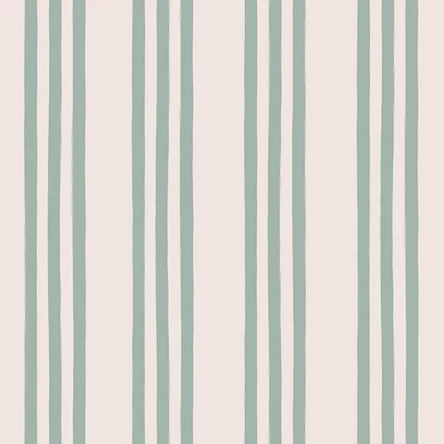 Kissen Streifen grün beige