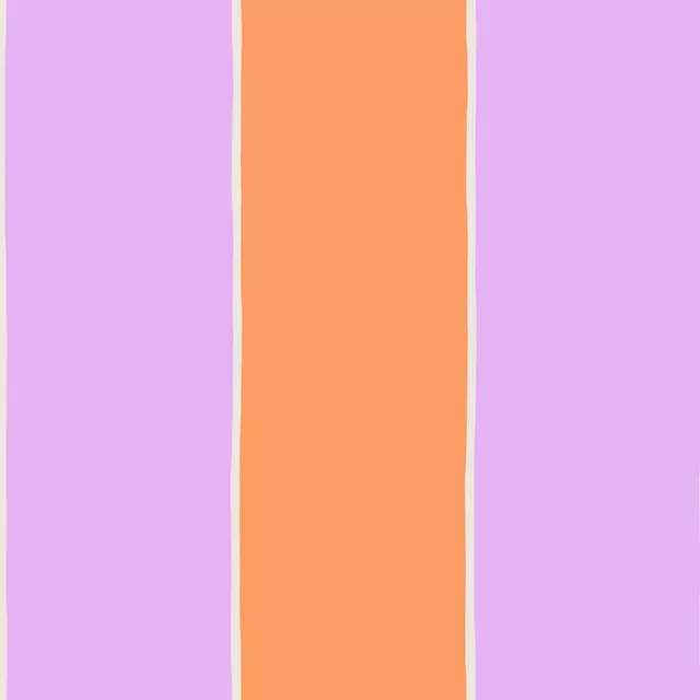 Kissen Streifen orange pink