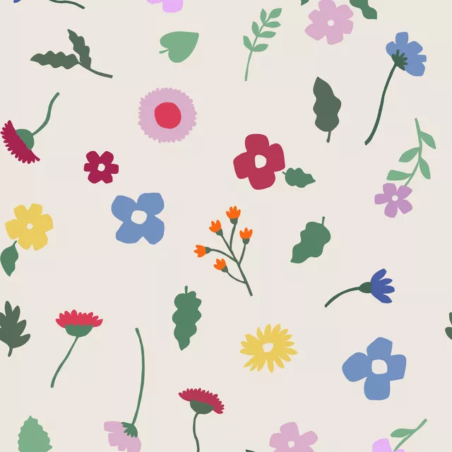 Servietten Wildblumen bunt