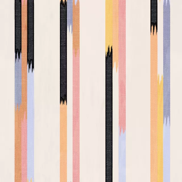 Servietten Ikat Stripes Colorful