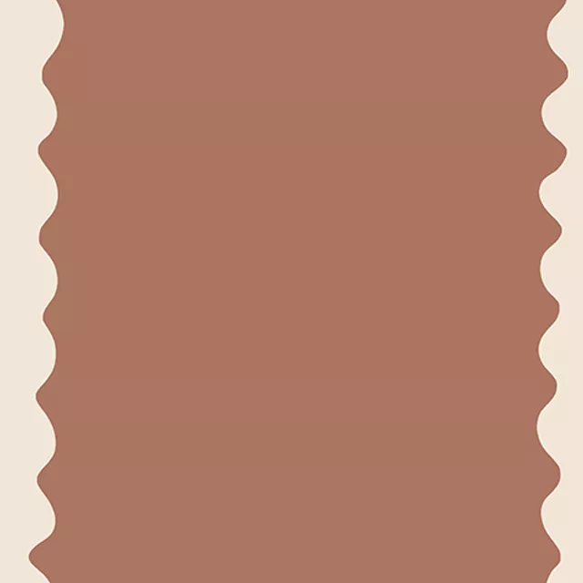Kissen Wavy Streifen mocha